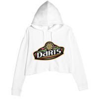 Darts Logo Crop Fleece Hoodie