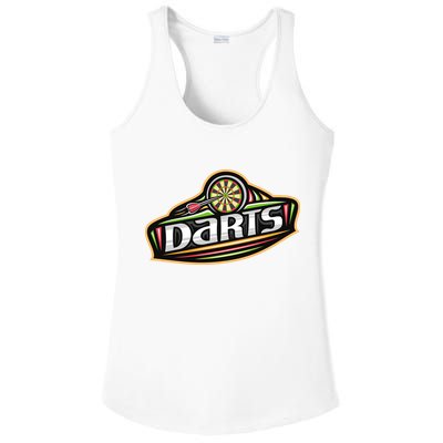 Darts Logo Ladies PosiCharge Competitor Racerback Tank