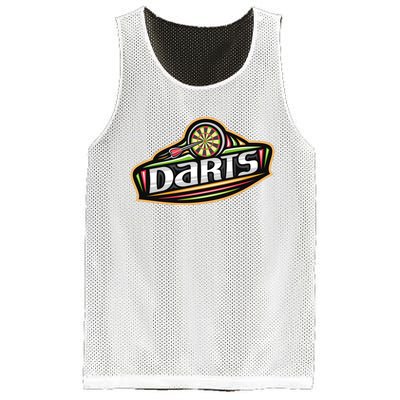 Darts Logo Mesh Reversible Basketball Jersey Tank