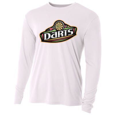 Darts Logo Cooling Performance Long Sleeve Crew