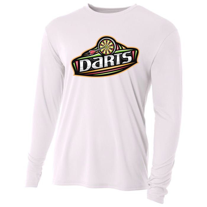 Darts Logo Cooling Performance Long Sleeve Crew