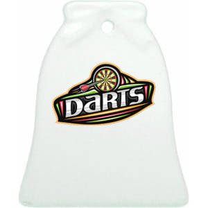 Darts Logo Ceramic Bell Ornament