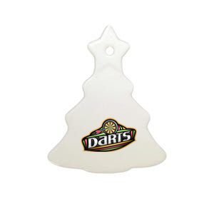 Darts Logo Ceramic Tree Ornament