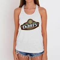 Darts Logo Women's Knotted Racerback Tank