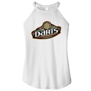 Darts Logo Women's Perfect Tri Rocker Tank