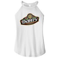 Darts Logo Women's Perfect Tri Rocker Tank