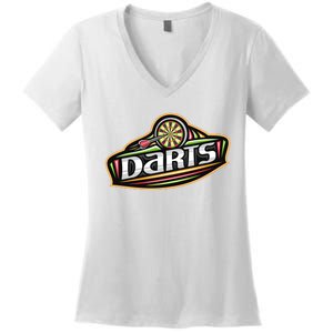 Darts Logo Women's V-Neck T-Shirt