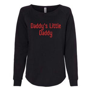 Daddys Little Daddy Funny Daddys Little Meatball Womens California Wash Sweatshirt