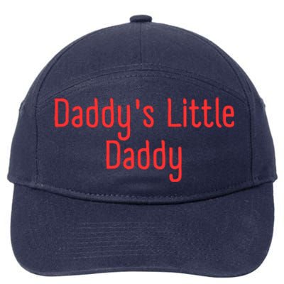 Daddys Little Daddy Funny Daddys Little Meatball 7-Panel Snapback Hat