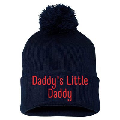 Daddys Little Daddy Funny Daddys Little Meatball Pom Pom 12in Knit Beanie