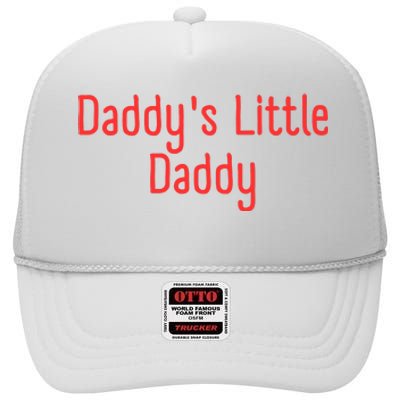 Daddys Little Daddy Funny Daddys Little Meatball High Crown Mesh Back Trucker Hat