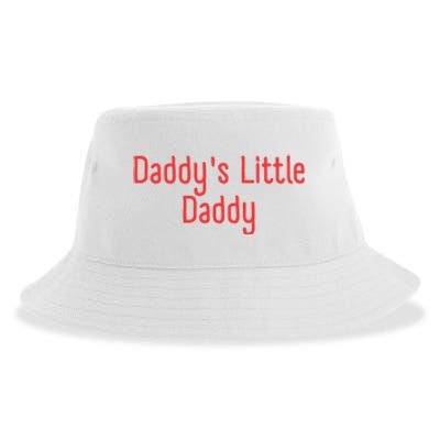 Daddys Little Daddy Funny Daddys Little Meatball Sustainable Bucket Hat