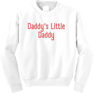 Daddys Little Daddy Funny Daddys Little Meatball Kids Sweatshirt