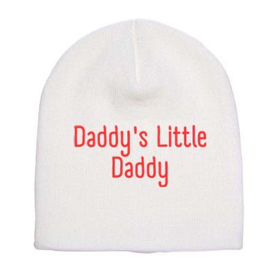 Daddys Little Daddy Funny Daddys Little Meatball Short Acrylic Beanie