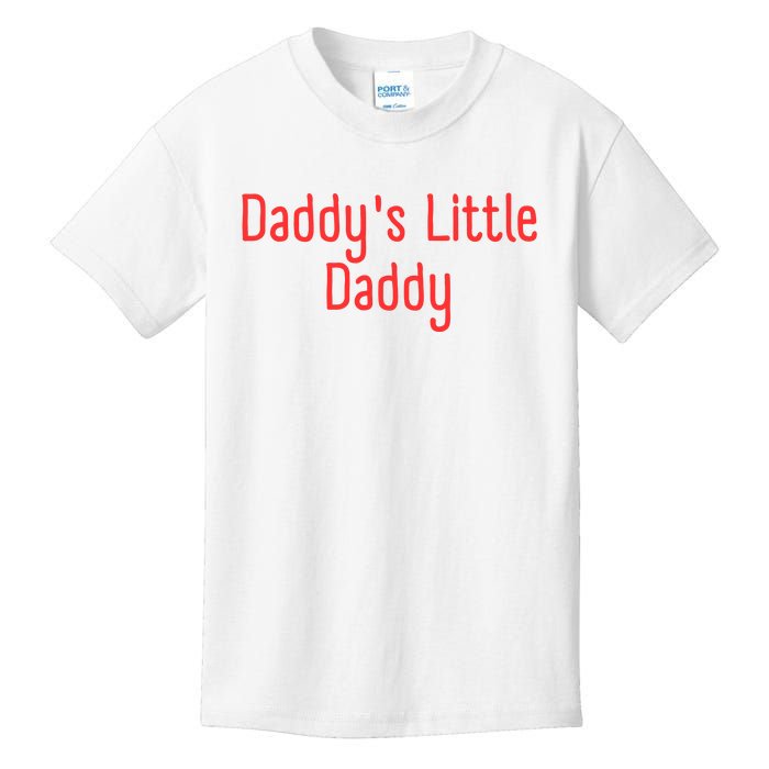 Daddys Little Daddy Funny Daddys Little Meatball Kids T-Shirt