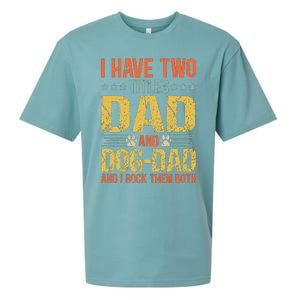 Dog Lover Dad Funny Puppy Father Quote Fathers Day Saying Sueded Cloud Jersey T-Shirt