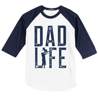 Dad Life Dad Baseball Sleeve Shirt