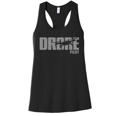 Drone Life Design For Drone Pilot And Drone Operator Women's Racerback Tank