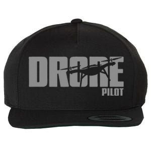 Drone Life Design For Drone Pilot And Drone Operator Wool Snapback Cap