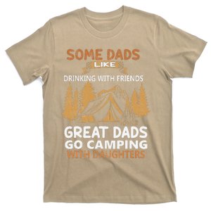 Dads Like Drinking Great Dads Go Camping With Daughters T-Shirt