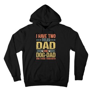 Dog Lover Dad Funny Puppy Father Hoodie