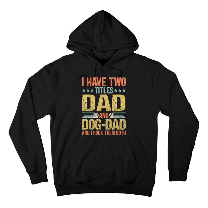 Dog Lover Dad Funny Puppy Father Hoodie