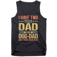 Dog Lover Dad Funny Puppy Father Tank Top