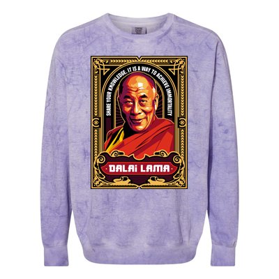 DALAI LAMA Colorblast Crewneck Sweatshirt