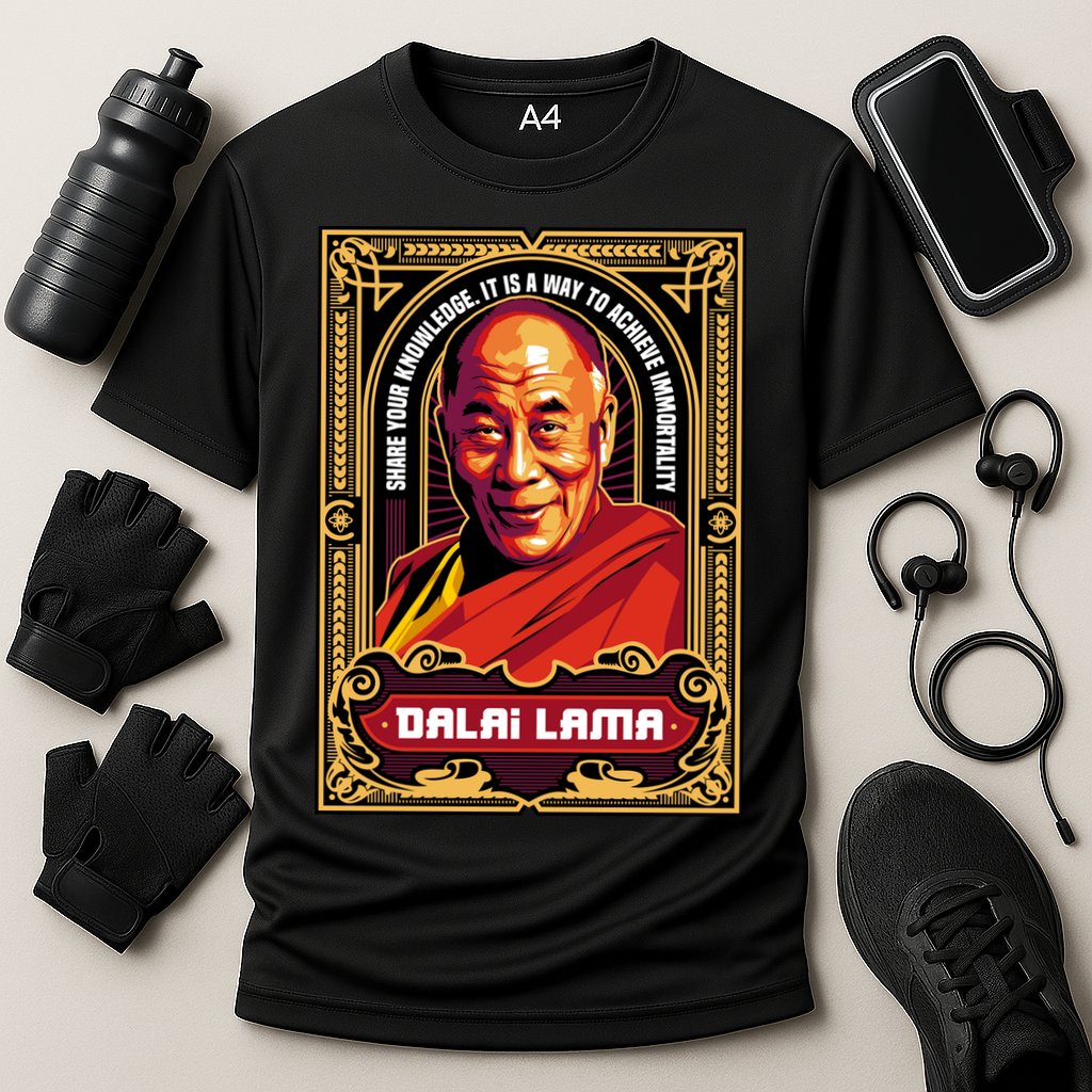 DALAI LAMA Cooling Performance Crew T-Shirt