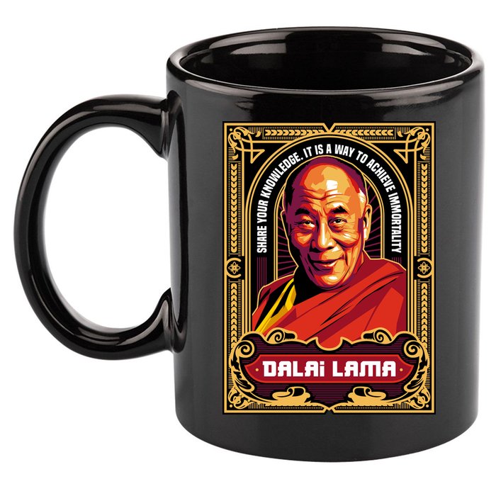 DALAI LAMA 11oz C Handle Ceramic Mug