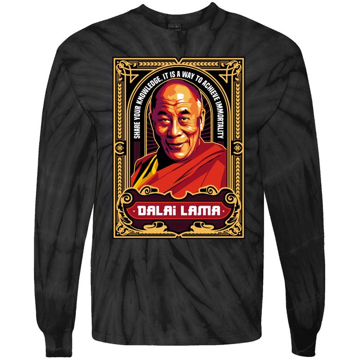 DALAI LAMA Tie-Dye Long Sleeve Shirt