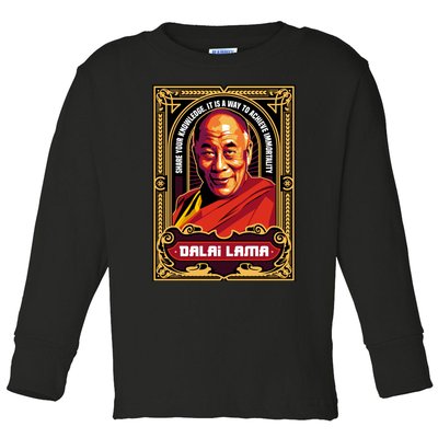 DALAI LAMA Toddler Long Sleeve Shirt