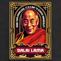 DALAI LAMA Golf Towel