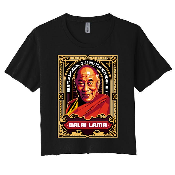 DALAI LAMA Women's Crop Top Tee