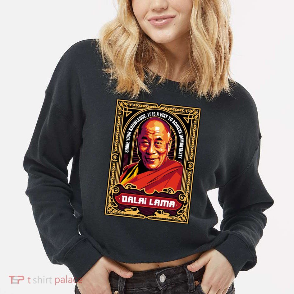 DALAI LAMA Cropped Pullover Crew