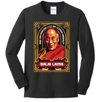 DALAI LAMA Kids Long Sleeve Shirt