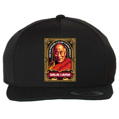 DALAI LAMA Wool Snapback Cap