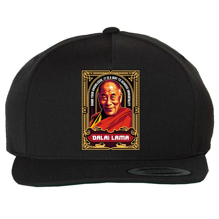 DALAI LAMA Wool Snapback Cap