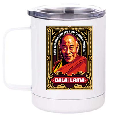 DALAI LAMA 12 oz Stainless Steel Tumbler Cup