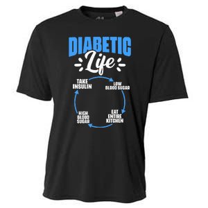 Diabetic Life Diabetes Warrior Diabetes Awareness Cooling Performance Crew T-Shirt