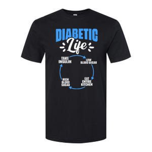 Diabetic Life Diabetes Warrior Diabetes Awareness Softstyle CVC T-Shirt