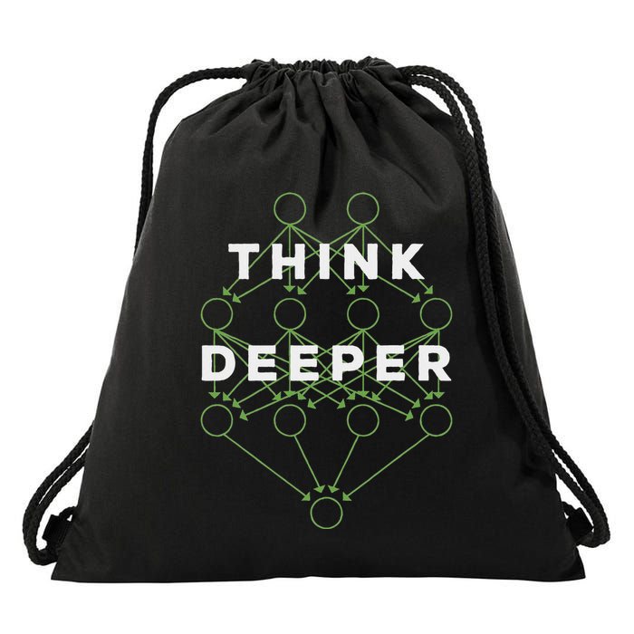 Deep Learning Data Scientist Gift Ai Developer Drawstring Bag