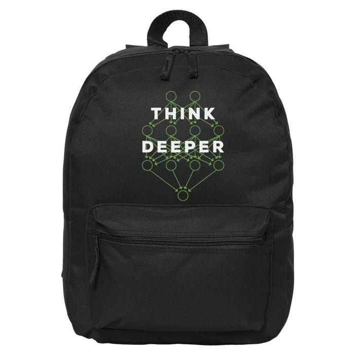 Deep Learning Data Scientist Gift Ai Developer 16 in Basic Backpack