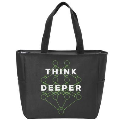 Deep Learning Data Scientist Gift Ai Developer Zip Tote Bag