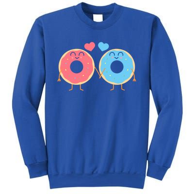 Donuts Love Doughnut Couple Valentine's Day Gift Sweatshirt