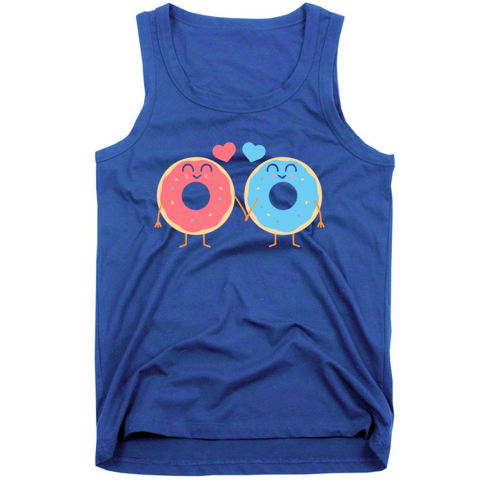 Donuts Love Doughnut Couple Valentine's Day Gift Tank Top