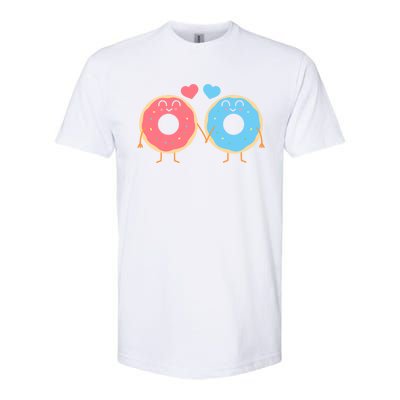 Donuts Love Doughnut Couple Valentine's Day Gift Softstyle CVC T-Shirt