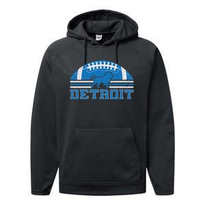 Detroit Lovers Detroit Souvenir Detroit Retro Performance Fleece Hoodie