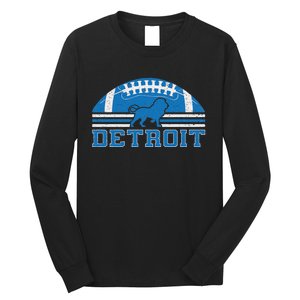 Detroit Lovers Detroit Souvenir Detroit Retro Long Sleeve Shirt