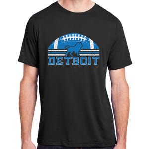 Detroit Lovers Detroit Souvenir Detroit Retro Adult ChromaSoft Performance T-Shirt